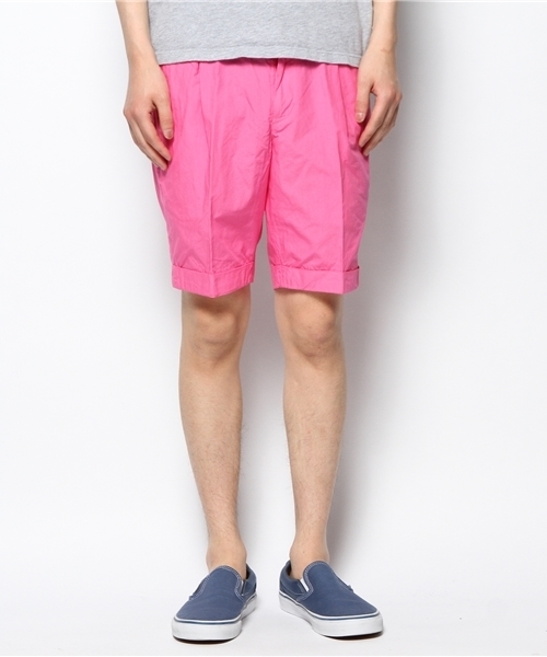 BEAMS（ビームス）の「○BEAMS / ガーメントダイ テーパードショーツ（その他パンツ・メンズ・ピンク/ネイビー/グリーン/ロイヤルブルー・MEDIUM/LARGE/SMALL/X-LARGE）」の21枚目の写真