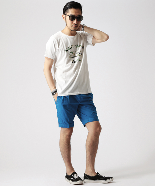 BEAMS（ビームス）の「○BEAMS / ガーメントダイ テーパードショーツ（その他パンツ・メンズ・ピンク/ネイビー/グリーン/ロイヤルブルー・MEDIUM/LARGE/SMALL/X-LARGE）」の16枚目の写真