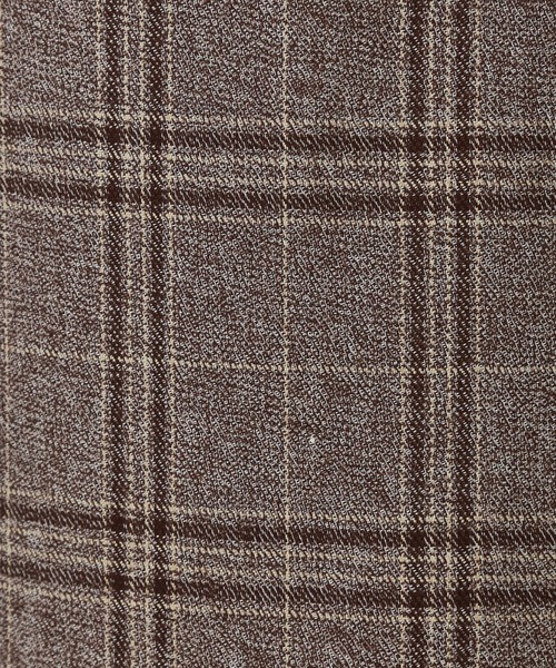 n'ee-ne（ネーネ）の「グレンチェックナロースカート ベルト付き（スカート・レディース・ブラウン/ブラック・FREE）」の17枚目の写真