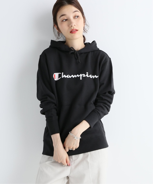 Champion(チャンピオン)の「【Champion / チャンピオン】pullover hooded sweat(パーカー・レディース・ホワイト/チャコールグレー/ブラック/レッド/イエロー・FREE)」の21枚目の写真