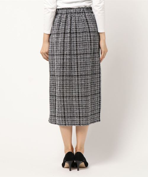 rps（アールピーエス）の「ツイードナロースカート（スカート・レディース・ベージュ/オフホワイト・M）」の6枚目の写真