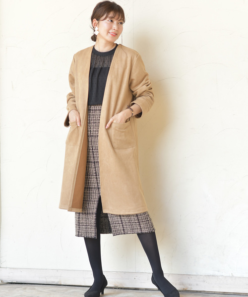 rps（アールピーエス）の「ツイードナロースカート（スカート・レディース・ベージュ/オフホワイト・M）」の15枚目の写真