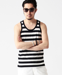 BEAMS | ○BEAMS / ボーダー タンクトップ(タンクトップ)