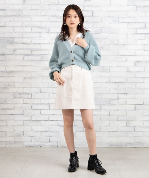 WEGO(ウィゴー)の「WEGO/ワッフルショートカーディガン(カーディガン/ボレロ・レディース・サックスブルー/アイボリー/ナチュラル/ライトピンク・FREE)」の18枚目の写真