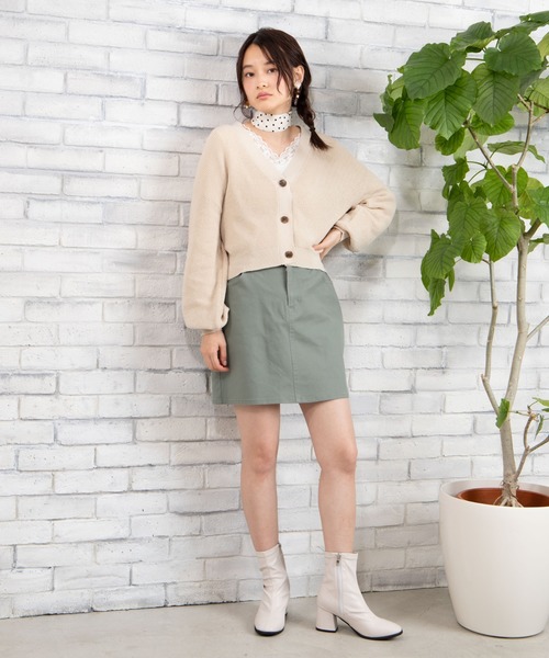 WEGO(ウィゴー)の「WEGO/ワッフルショートカーディガン(カーディガン/ボレロ・レディース・サックスブルー/アイボリー/ナチュラル/ライトピンク・FREE)」の16枚目の写真