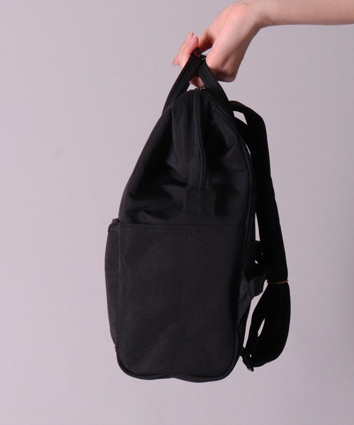 anello（アネロ）の「(LF)【anello】がばっと開く 口金 バックパック(スモールサイズ)（バックパック/リュック・レディース・ライトグレー/ブラック/ベージュ/ネイビー/グレー/ピンク/マスタード/トリコロール・FREE）」の15枚目の写真
