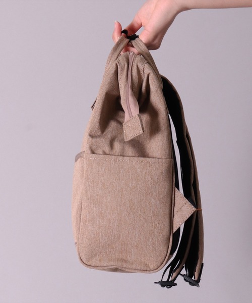 anello（アネロ）の「(LF)【anello】がばっと開く 口金 バックパック(スモールサイズ)（バックパック/リュック・レディース・ライトグレー/ブラック/ベージュ/ネイビー/グレー/ピンク/マスタード/トリコロール・FREE）」の21枚目の写真