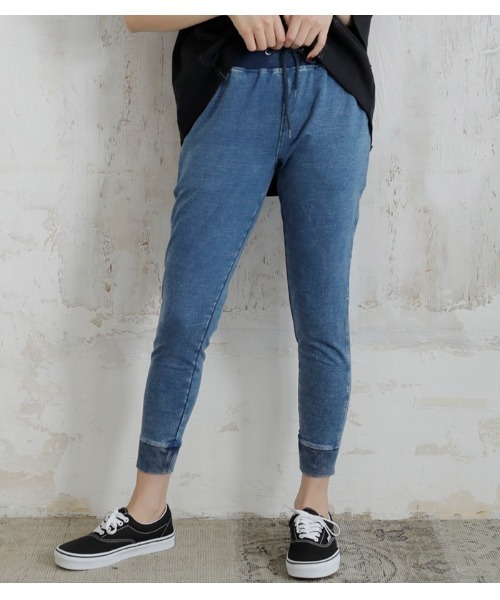 KANGOL(カンゴール)の「【KANGOL EXTRA COMFORT(カンゴール エクストラ コンフォート)】スウェットパンツ(パンツ)」|インディゴブルー