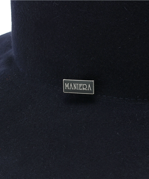 MANIERA(マニエラ)の「MANIERA / フォールダブル フェルト ハット(ハット・メンズ・チャコールグレー/ブラウン系その他/ネイビー/ブラック・MEDIUM/LARGE)」の8枚目の写真