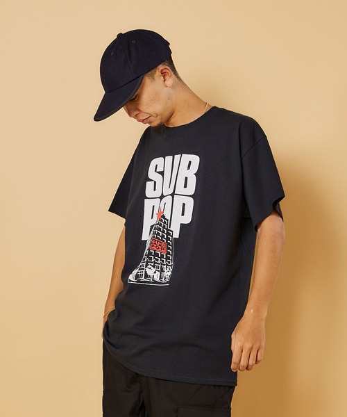 SUB POP（サブポップ）の「S/S PRINT TEE"INDIE SELL OUT" /ショートスリーブ プリント T ”インディー セルアウト”（Tシャツ/カットソー・メンズ・ブラック/ナチュラル・SMALL/MEDIUM/LARGE/X-LARGE）」の7枚目の写真