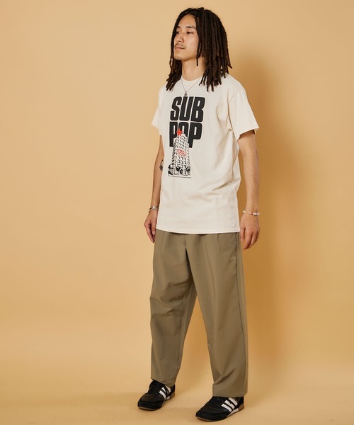 SUB POP（サブポップ）の「S/S PRINT TEE"INDIE SELL OUT" /ショートスリーブ プリント T ”インディー セルアウト”（Tシャツ/カットソー・メンズ・ブラック/ナチュラル・SMALL/MEDIUM/LARGE/X-LARGE）」の15枚目の写真