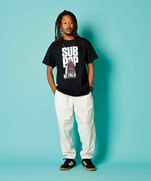 SUB POP（サブポップ）の「S/S PRINT TEE"INDIE SELL OUT" /ショートスリーブ プリント T ”インディー セルアウト”（Tシャツ/カットソー・メンズ・ブラック/ナチュラル・SMALL/MEDIUM/LARGE/X-LARGE）」の18枚目の写真