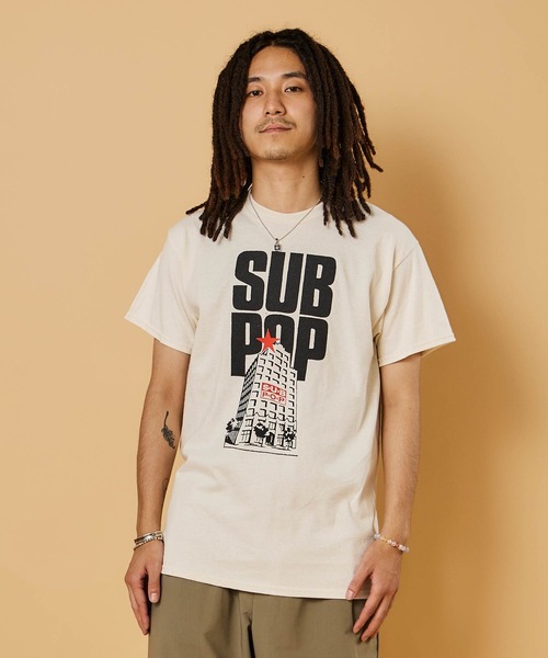 SUB POP（サブポップ）の「S/S PRINT TEE"INDIE SELL OUT" /ショートスリーブ プリント T ”インディー セルアウト”（Tシャツ/カットソー・メンズ・ブラック/ナチュラル・SMALL/MEDIUM/LARGE/X-LARGE）」の21枚目の写真