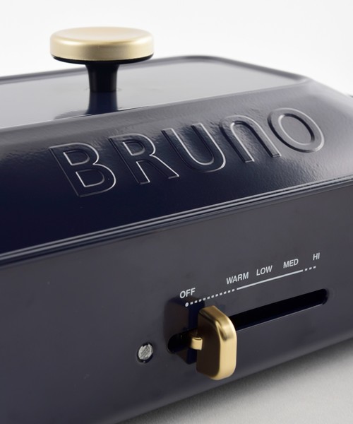 ◇コンパクトホットプレート BOE021-NV ＜BRUNO ブルーノ＞（キッチン