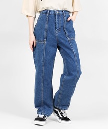 DING | DING/フロント切り替えデニムパンツ(デニムパンツ)