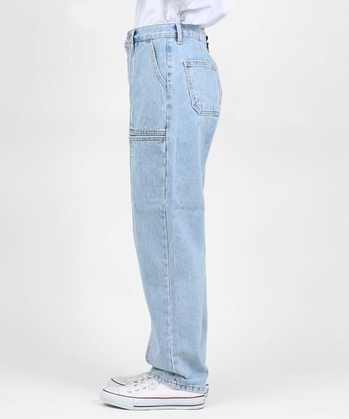 DING（ディング）の「DING/フロント切り替えデニムパンツ（デニムパンツ・レディース・ライトブルー/インディゴブルー・M/S）」の7枚目の写真