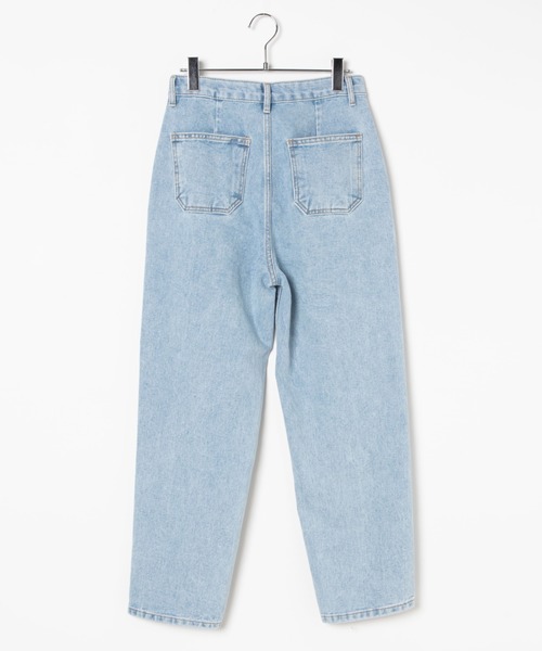 DING（ディング）の「DING/フロント切り替えデニムパンツ（デニムパンツ・レディース・ライトブルー/インディゴブルー・M/S）」の11枚目の写真