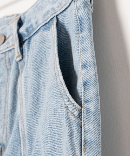 DING（ディング）の「DING/フロント切り替えデニムパンツ（デニムパンツ・レディース・ライトブルー/インディゴブルー・M/S）」の13枚目の写真