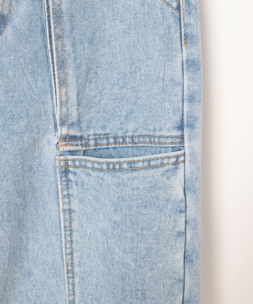 DING（ディング）の「DING/フロント切り替えデニムパンツ（デニムパンツ・レディース・ライトブルー/インディゴブルー・M/S）」の14枚目の写真