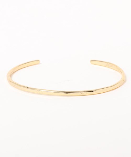 tone（トーン）の「【aussi/オッスィー】Hand made brass slender beat バングル(ニッケルフリー)（バングル/リストバンド・レディース・シルバー/ゴールド・FREE）」の8枚目の写真