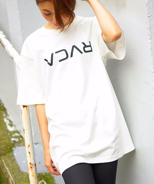 RVCA(ルーカ)の「RVCA メンズ EC FLIP RVCA TEE Tシャツ/ルーカ 半袖 ロゴ(Tシャツ/カットソー・メンズ・ホワイト/ブラック・SMALL/MEDIUM/LARGE/X-LARGE)」の4枚目の写真