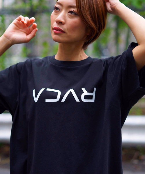 RVCA(ルーカ)の「RVCA メンズ EC FLIP RVCA TEE Tシャツ/ルーカ 半袖 ロゴ(Tシャツ/カットソー・メンズ・ホワイト/ブラック・SMALL/MEDIUM/LARGE/X-LARGE)」の10枚目の写真