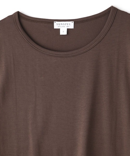 SUNSPEL(サンスペル)の「SUNSPEL / WOMEN’S Q82 PLAIN LONG SLEEVE CREW(Tシャツ/カットソー・レディース・モカ/ワインレッド/ライトブラウン/チャコール・1/2)」の12枚目の写真