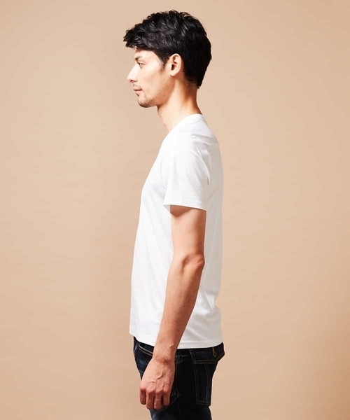 MICHEL KLEIN HOMME (ミッシェルクランオム)の「カットソー(パールキュート)(Tシャツ/カットソー・メンズ・ホワイト・52/51/46/44/48)」の5枚目の写真