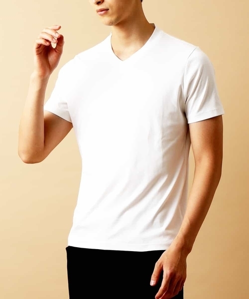 MICHEL KLEIN HOMME (ミッシェルクランオム)の「カットソー(パールキュート)(Tシャツ/カットソー・メンズ・ホワイト・52/51/46/44/48)」の13枚目の写真
