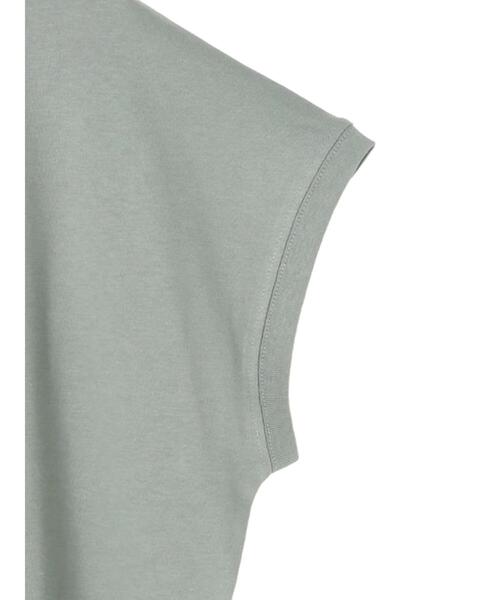 AMERICAN HOLIC（アメリカンホリック）の「フレンチスリーブクルーネックカットプルオーバー1　＊（Tシャツ/カットソー・レディース・ブラック/ベージュ/ピンク/グリーン/アイボリー・M/L）」の12枚目の写真