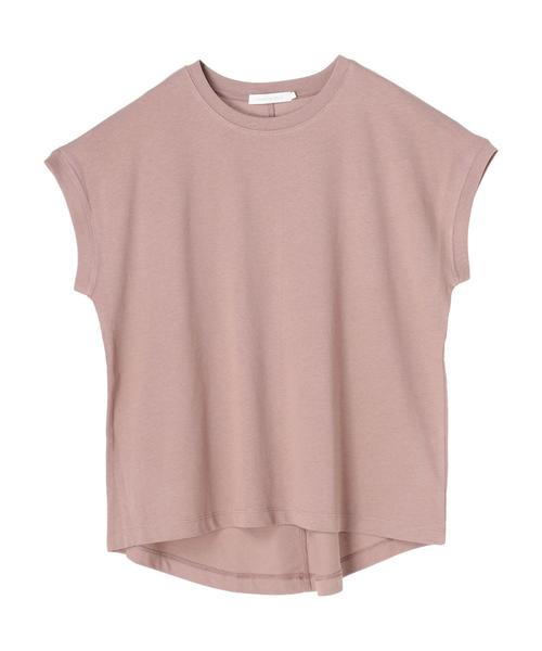 AMERICAN HOLIC（アメリカンホリック）の「フレンチスリーブクルーネックカットプルオーバー1　＊（Tシャツ/カットソー・レディース・ブラック/ベージュ/ピンク/グリーン/アイボリー・M/L）」の5枚目の写真