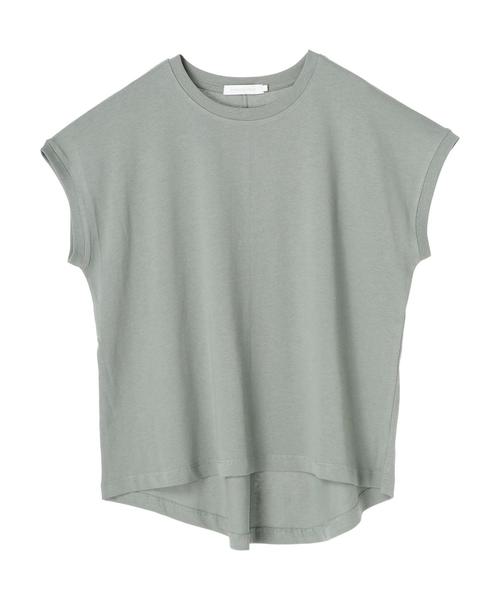 AMERICAN HOLIC（アメリカンホリック）の「フレンチスリーブクルーネックカットプルオーバー1　＊（Tシャツ/カットソー・レディース・ブラック/ベージュ/ピンク/グリーン/アイボリー・M/L）」の4枚目の写真