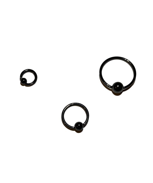 MORPH(モルフ)の「MORPH モルフ CBR ボディーピアス 16ゲージ 6mm~14mm(ピアス(片耳用)・メンズ・ブラック・6/8/10/12/14)」の1枚目の写真