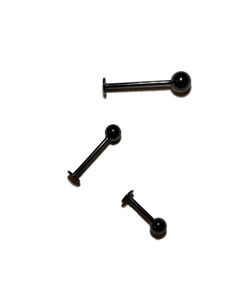 MORPH（モルフ）の「MORPH モルフ  ラブレット ボディーピアス 16ゲージ 6mm~16mm（ピアス（片耳用）・メンズ・ブラック・6/8/10/12/14/16）」の3枚目の写真