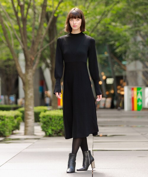 リブコンビ ドレス ワンピース リブコンビ ワンピース サイドジップ ワンピース ドレス Loveless ラブレス のファッション セール 正規品 の ワンピース Centuria Ec