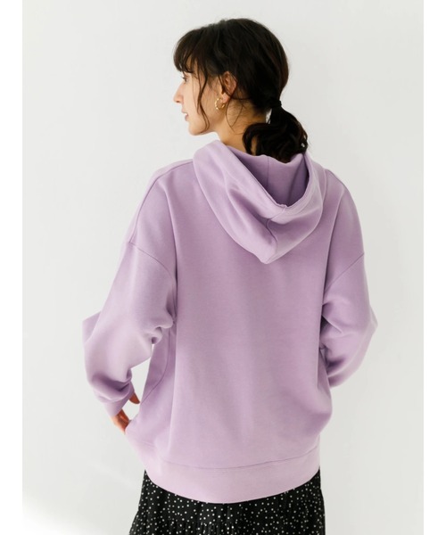 Lee（リー）の「Lee×earth  フーディスウェットパーカー　＊（パーカー・レディース・ベージュ/グリーン/ラベンダー・FREE）」の15枚目の写真