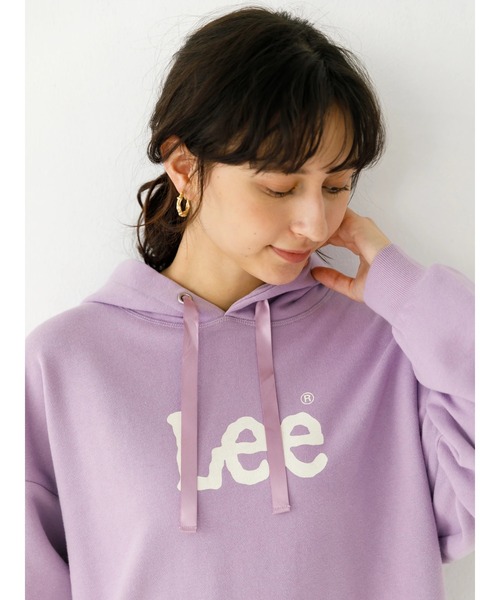 Lee（リー）の「Lee×earth  フーディスウェットパーカー　＊（パーカー・レディース・ベージュ/グリーン/ラベンダー・FREE）」の21枚目の写真