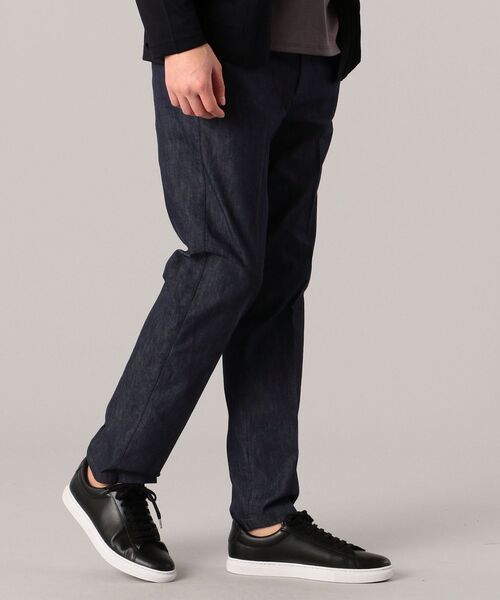 SHIPS(シップス)の「【No tie, but smartness.】SHIPS: 《ストレッチ》 デニムライク ノープリーツパンツ(デニムパンツ・メンズ・ブルー/ネイビー・42/44/46/48/50/52)」の2枚目の写真