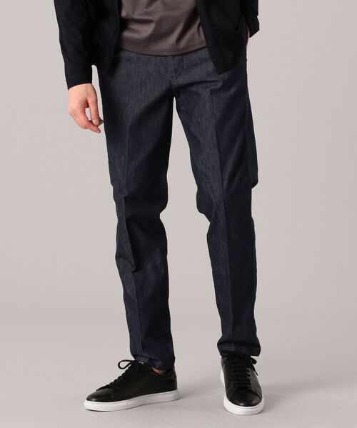 SHIPS(シップス)の「【No tie, but smartness.】SHIPS: 《ストレッチ》 デニムライク ノープリーツパンツ(デニムパンツ・メンズ・ブルー/ネイビー・42/44/46/48/50/52)」の22枚目の写真