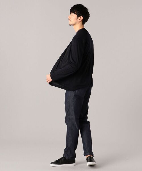 SHIPS(シップス)の「【No tie, but smartness.】SHIPS: 《ストレッチ》 デニムライク ノープリーツパンツ(デニムパンツ・メンズ・ブルー/ネイビー・42/44/46/48/50/52)」の17枚目の写真