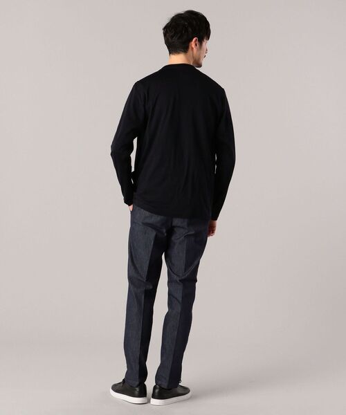 SHIPS(シップス)の「【No tie, but smartness.】SHIPS: 《ストレッチ》 デニムライク ノープリーツパンツ(デニムパンツ・メンズ・ブルー/ネイビー・42/44/46/48/50/52)」の16枚目の写真