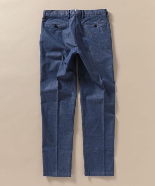 SHIPS(シップス)の「【No tie, but smartness.】SHIPS: 《ストレッチ》 デニムライク ノープリーツパンツ(デニムパンツ・メンズ・ブルー/ネイビー・42/44/46/48/50/52)」の9枚目の写真