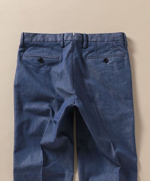 SHIPS(シップス)の「【No tie, but smartness.】SHIPS: 《ストレッチ》 デニムライク ノープリーツパンツ(デニムパンツ・メンズ・ブルー/ネイビー・42/44/46/48/50/52)」の8枚目の写真