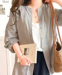 classicalelf | クラシカルで美しい。刺繍コットンレースの2Wayブラウス(シャツ/ブラウス)