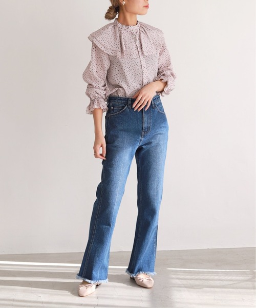 SLOBE IENA（スローブイエナ）の「SLOBE IENA スリッパバレエシューズ◆（バレエシューズ・レディース・ブラック/ベージュ/レッド・23cm/24cm/22.5cm/24.5cm/23.5cm）」の21枚目の写真