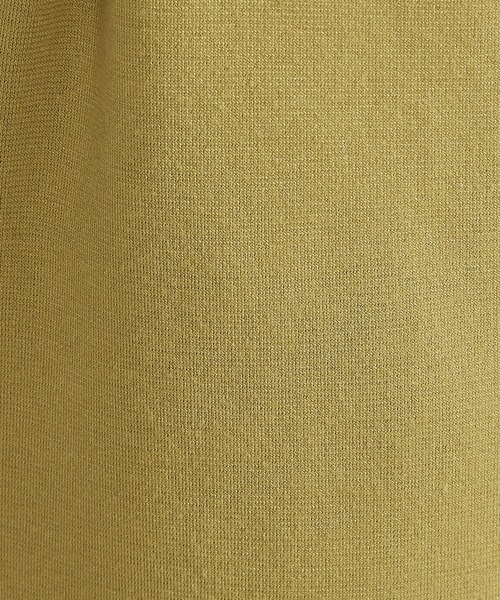 ONIGIRI（オニギリ）の「【一部店舗限定】 テーパードシルエット タックジャージーパンツ（その他パンツ・レディース・アイボリー/イエロー×グリーン・MEDIUM/LARGE）」の13枚目の写真