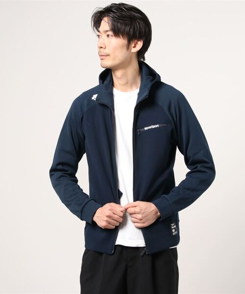 DESCENTE（デサント）の「デサント テクニスタ フルジップパーカー（その他アウター・メンズ・ブラック/ネイビー/レッド・3L/L/LL/S/M）」の2枚目の写真