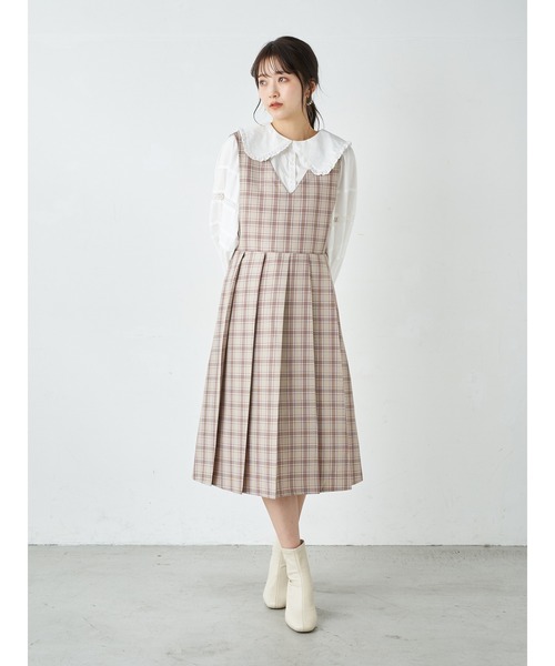 earth music&ecology（アースミュージックアンドエコロジー）の「ビックカラーブラウス ＊（シャツ/ブラウス・レディース・ブラック/アイボリー・FREE）」の8枚目の写真