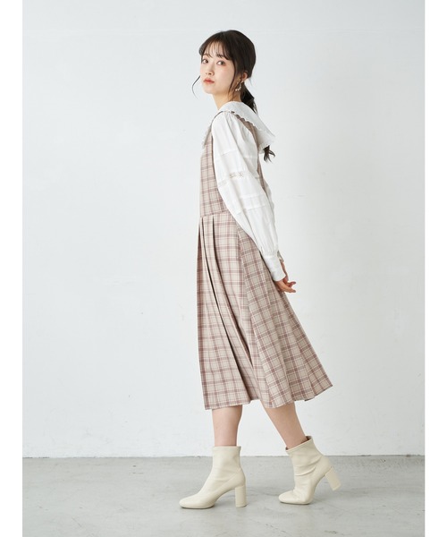 earth music&ecology（アースミュージックアンドエコロジー）の「ビックカラーブラウス ＊（シャツ/ブラウス・レディース・ブラック/アイボリー・FREE）」の4枚目の写真