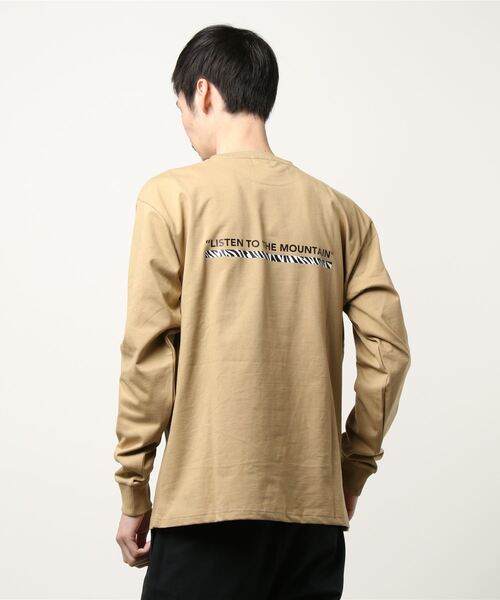 CAMP7（キャンプセブン）の「《CAMP7》PRINT LONG SLEEVE  TEE/プリント ロンT（Tシャツ/カットソー・メンズ・ブラック/ホワイト/カーキ/ベージュ・X-LARGE/LARGE/MEDIUM）」の10枚目の写真